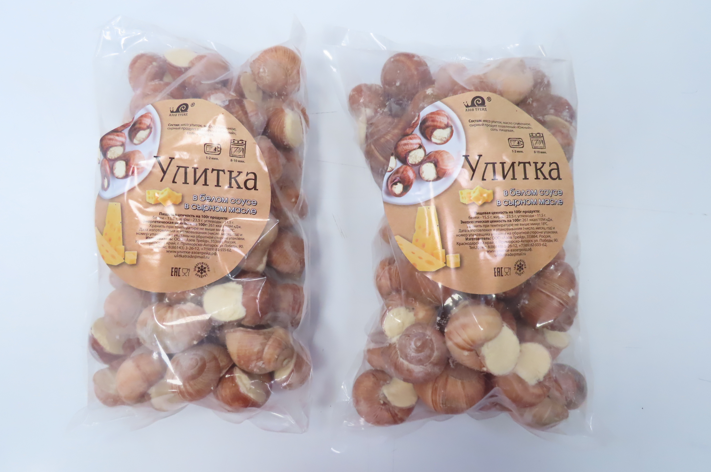 Улитка "В белом соусе" (в сырном масле), в/м