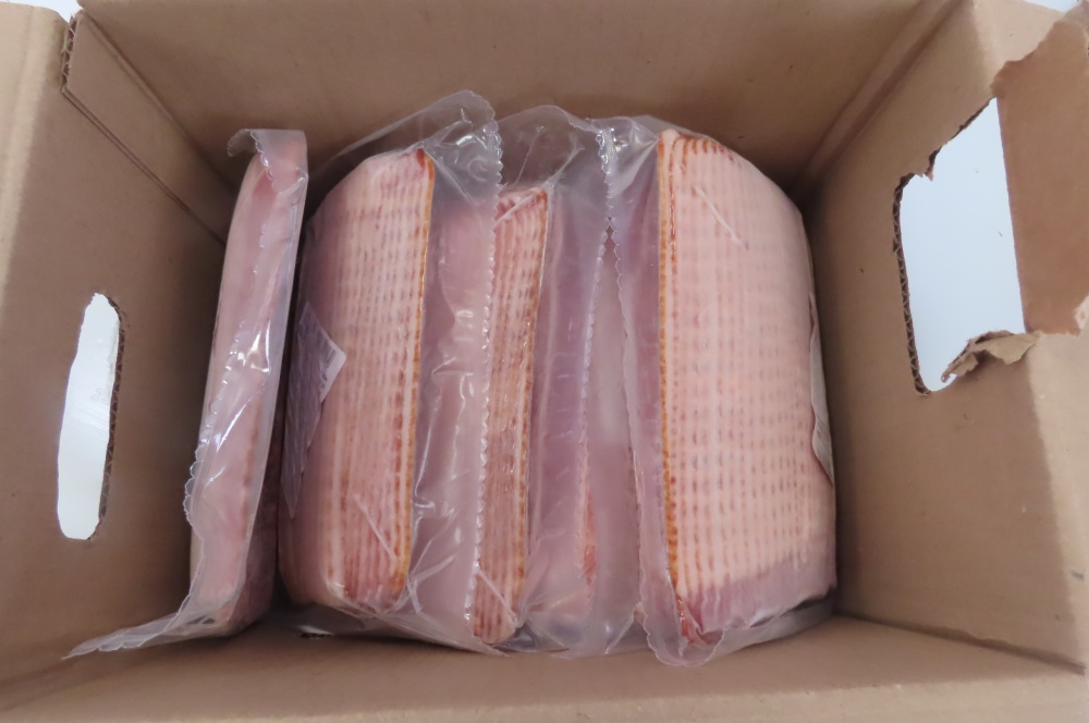 Свинина, бекон, нарезка, в/к, зам., 10х0,5кг, зам, шт   