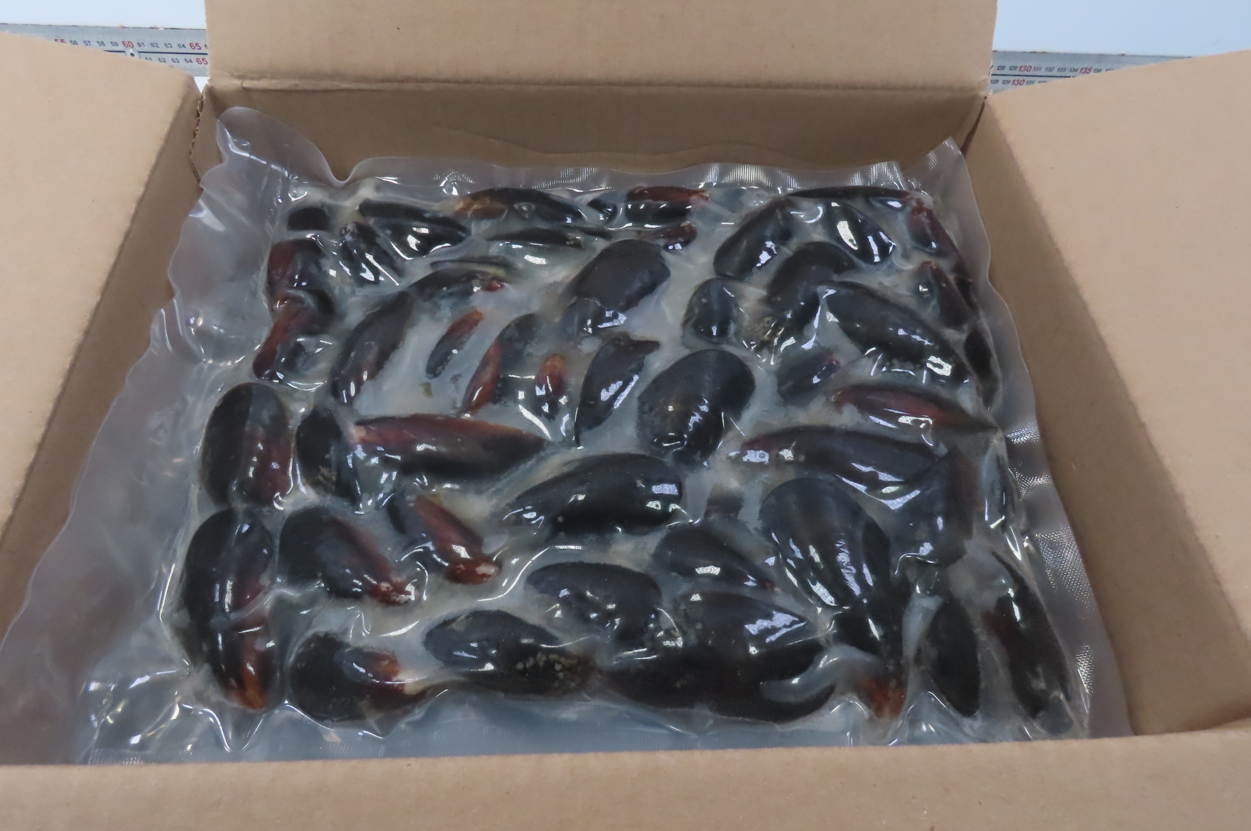 Мидии, целые в раковине, 40/60, в/м