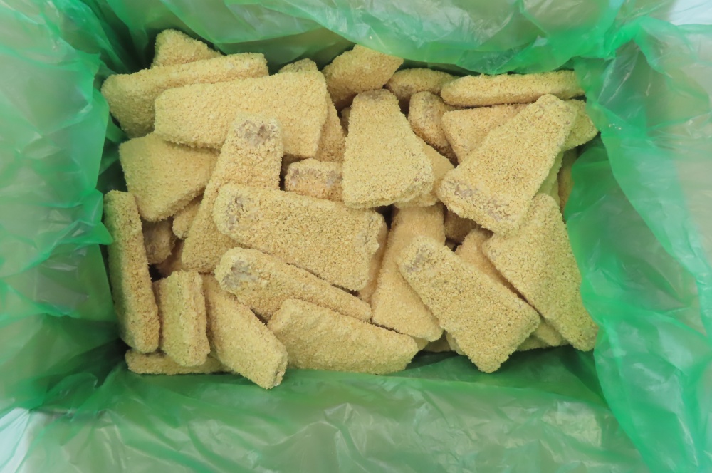 Треугольники тресковые, в панировке, 1х5кг, зам, кор