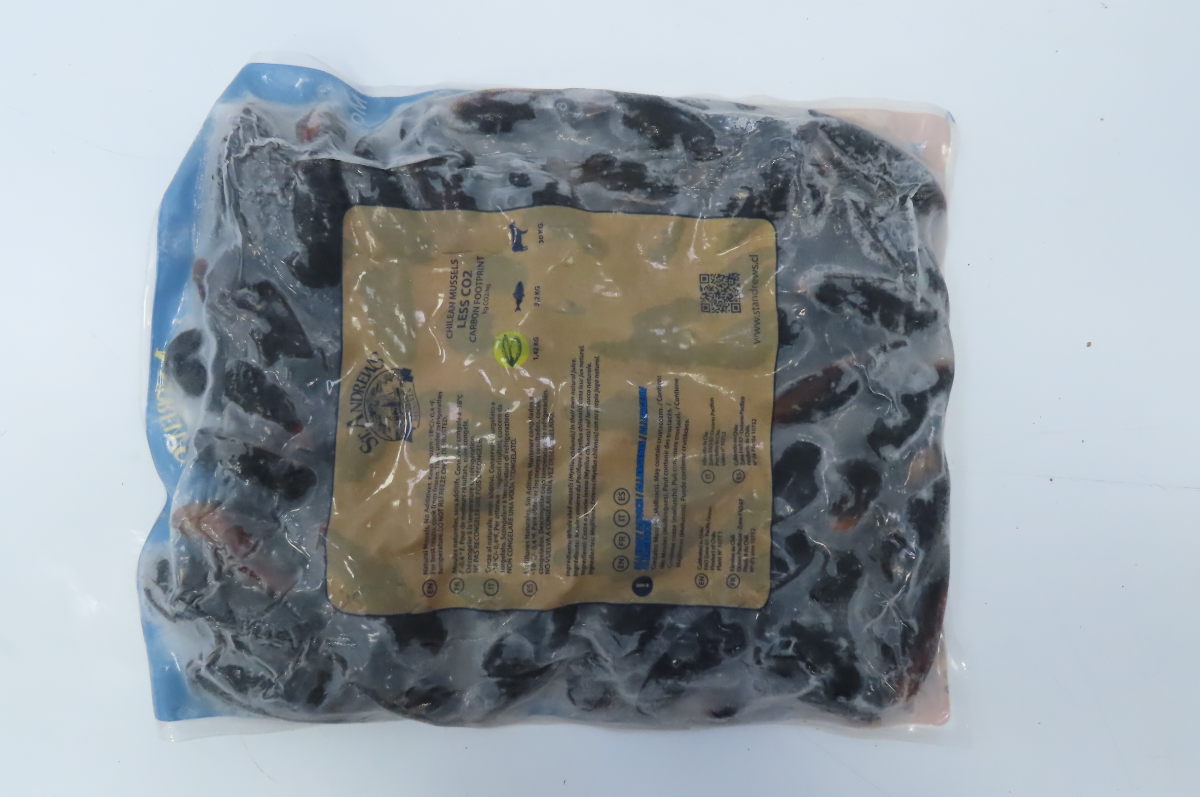 Мидии, целые в раковине, 50/70, в/м